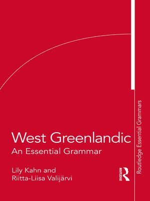 cover image of West Greenlandic
